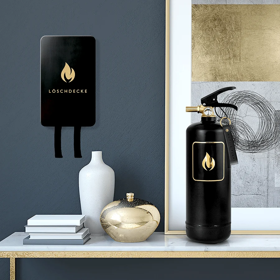 SCHWARZER 2KG KLASSISCHER FEUERLÖSCHER NORDIC FLAME