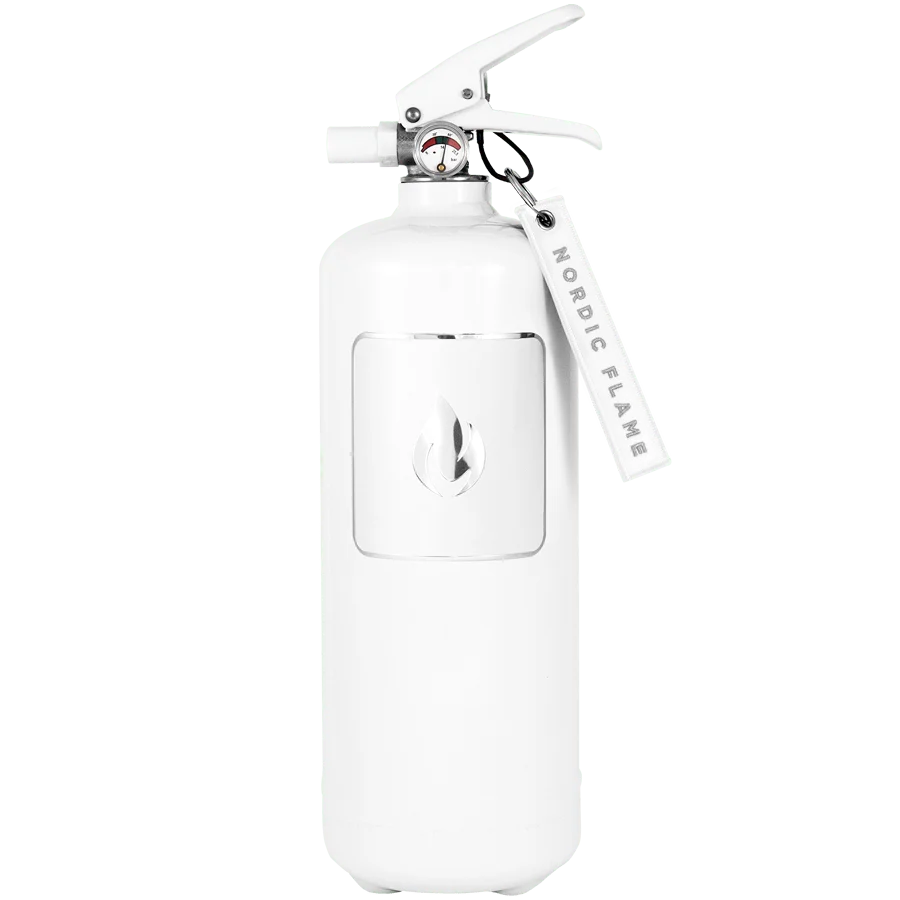WEIßER 2KG KLASSISCHER FEUERLÖSCHER NORDIC FLAME