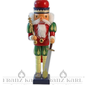 Nussknacker König, bunt