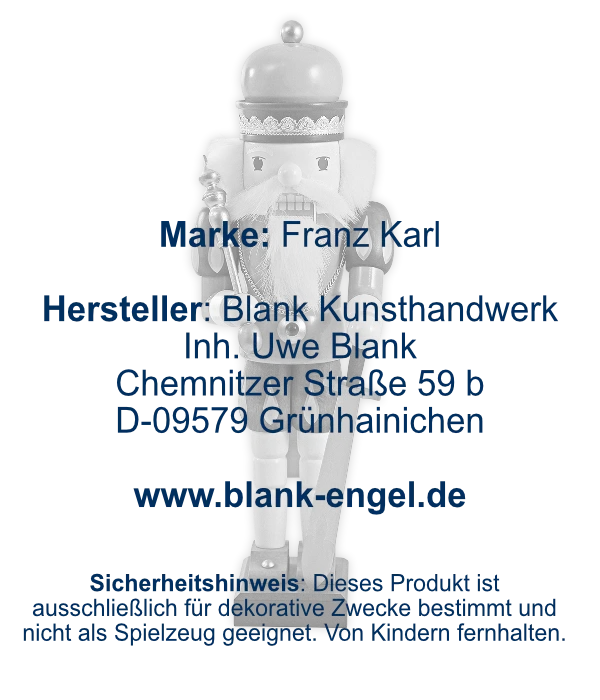 Nussknacker König, bunt