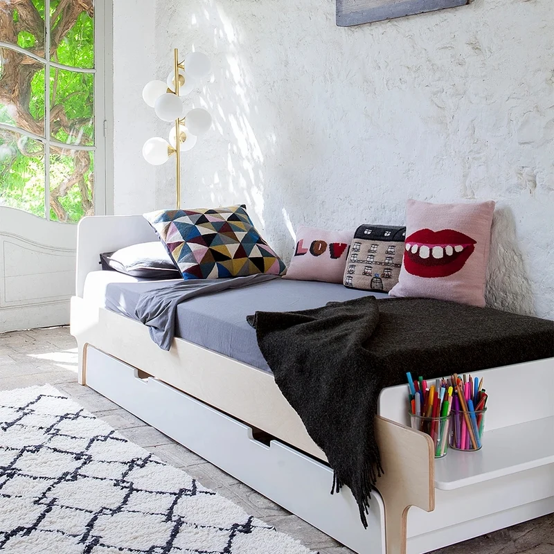Oeuf NYC Kinderbett River Birke/Weiss 90 x 200 cm