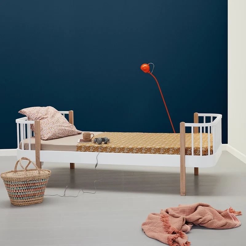 Oliver Furniture Umbauset Wood Etagenbetten zu zwei Einzelbetten Weiss/Eiche