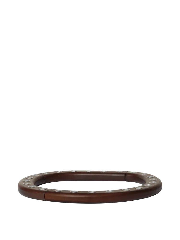 Ori Candle Holder - Dark Stained Beech