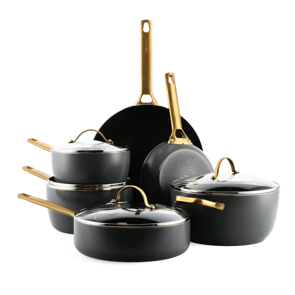 Padova Reserve Black 10-teiliges Kochgeschirrset