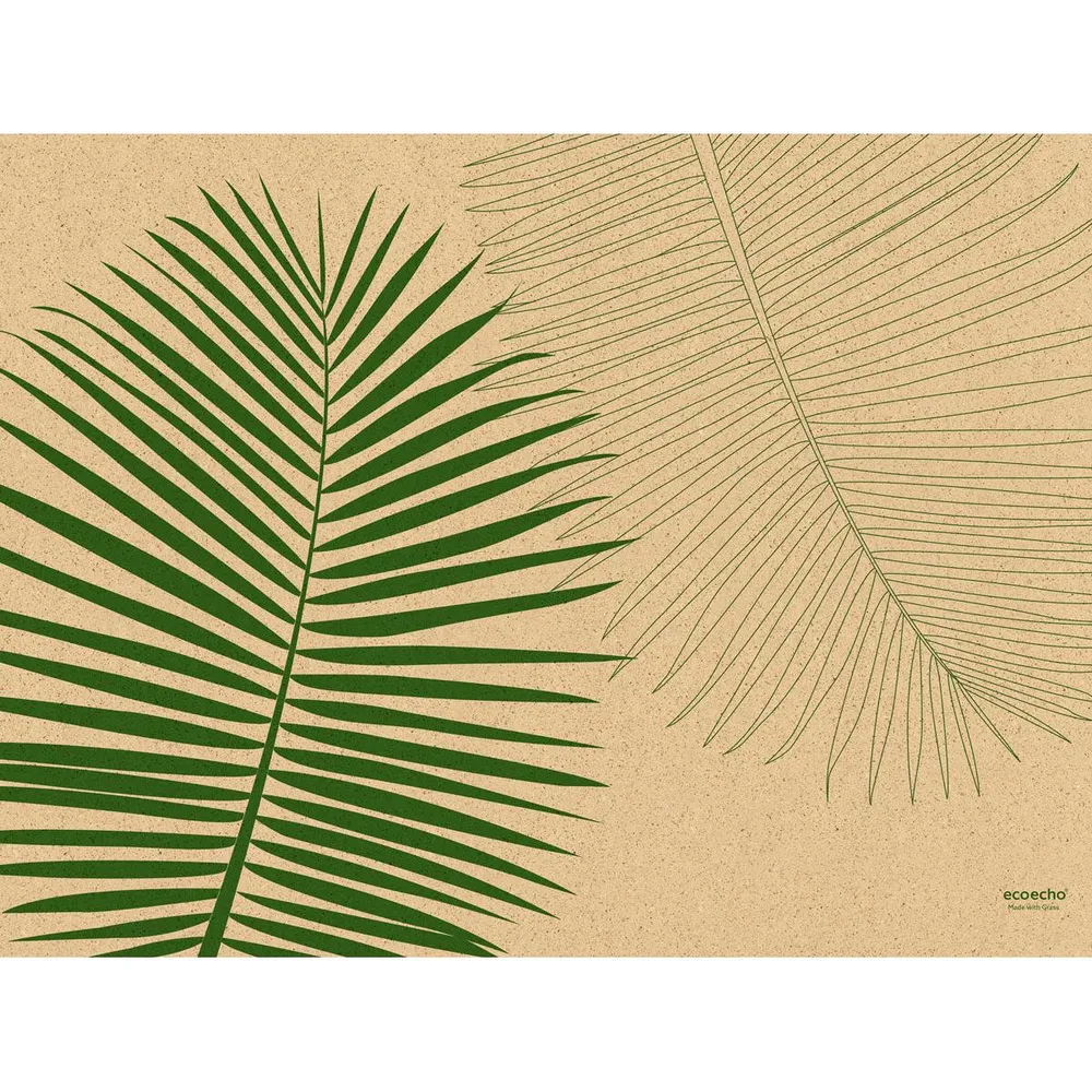 Papier-Tischsets 30x40 cm mit Blattdesign - Ideal für Feste | Packung (250 Stück)