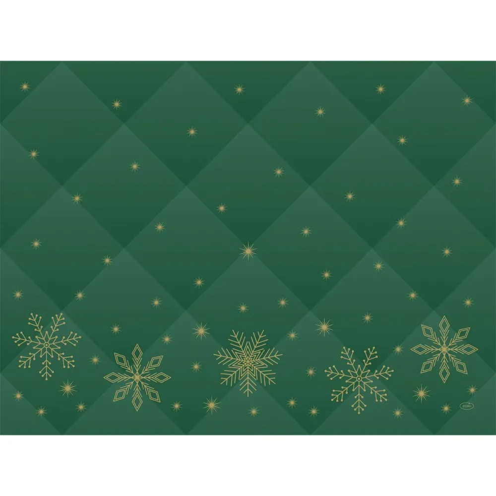 Papier-Tischsets Rhombus grün 30x40 cm - Dekorative Tischunterlagen | Packung (250 Stück)
