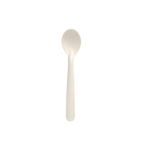 PAPSTAR Kaffeelöffel "pure" 14,5 cm, weiß, umweltfreundlich | Faltschachtel (50 Stück)