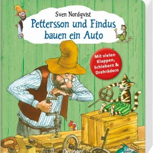 Pettersson und Findus bauen ein Auto