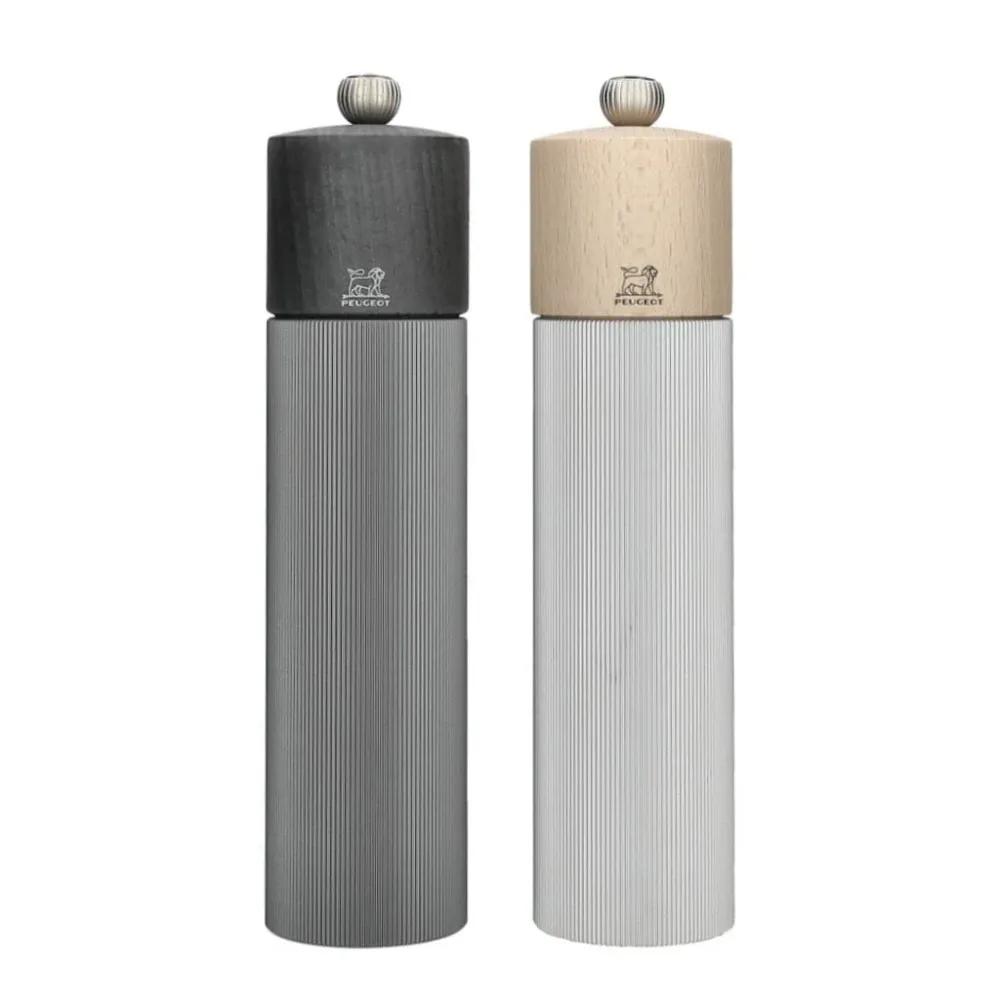 Peugeot – Line Pfeffer- und Salzmühlen-Set, 22 cm, Carbon und Aluminium