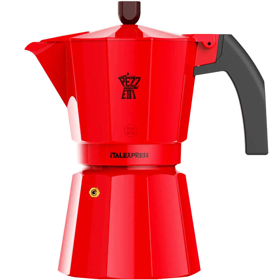 ESPRESSO STÜCK KAFFEEMASCHINE ROT 3 TASSEN PEZZETTI
