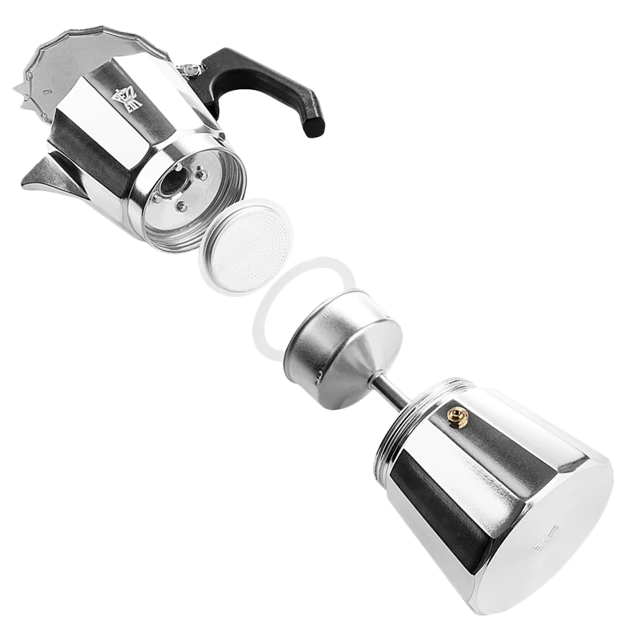 ESPRESSO STÜCK KAFFEEMASCHINE ROT 3 TASSEN PEZZETTI