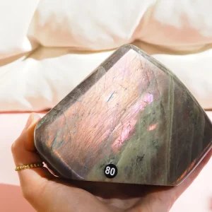 Pink golden Sunset Labradorit Freifrom . FREEFORM 1kg - aus Madagascar (80)