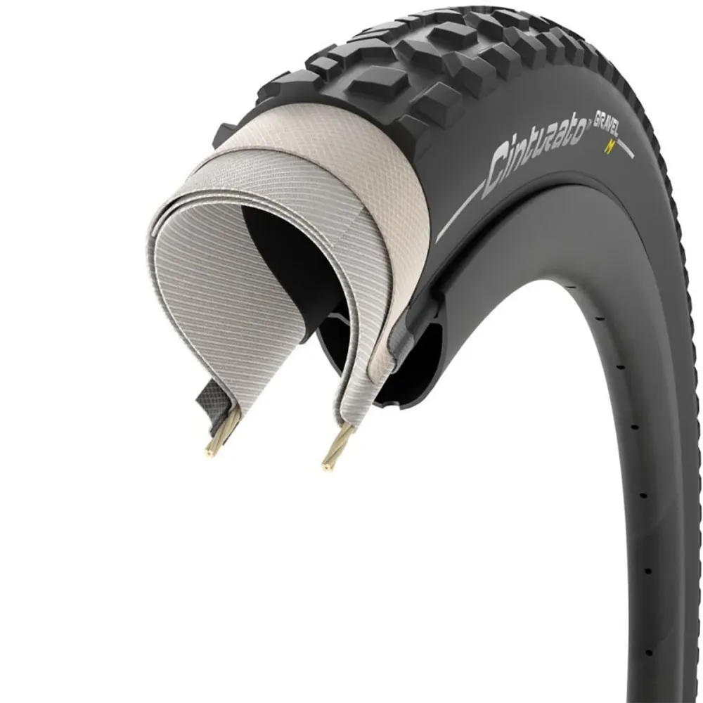 PIRELLI CINTURATO GRAVEL M 700x45c Tubeless Ready Reifen Schwarz
