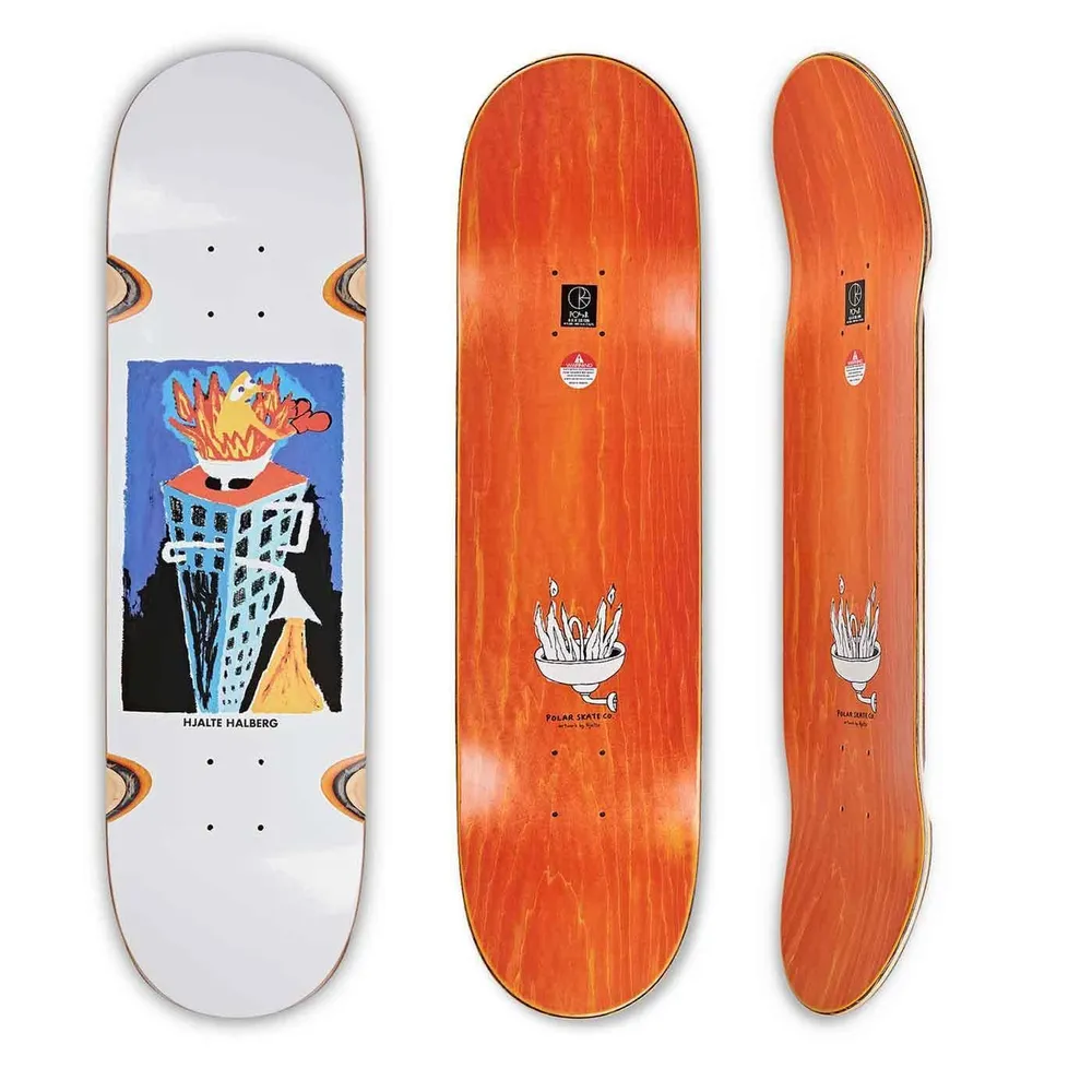 Polar Skate Co. Halberg Burning Sink 8.75 Wheel Well Deck