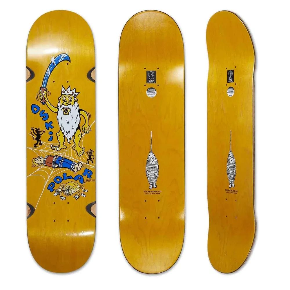 Polar Skate Co. Oski Spider King 8.25 Wheel Well Deck