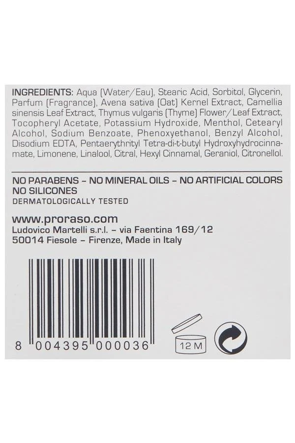 Proraso Pre-Shave Creme für empfindliche Haut 100ml