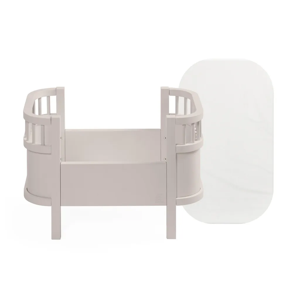 Puppenbett mit Matratze - Sebra Play - Birchbark Rose