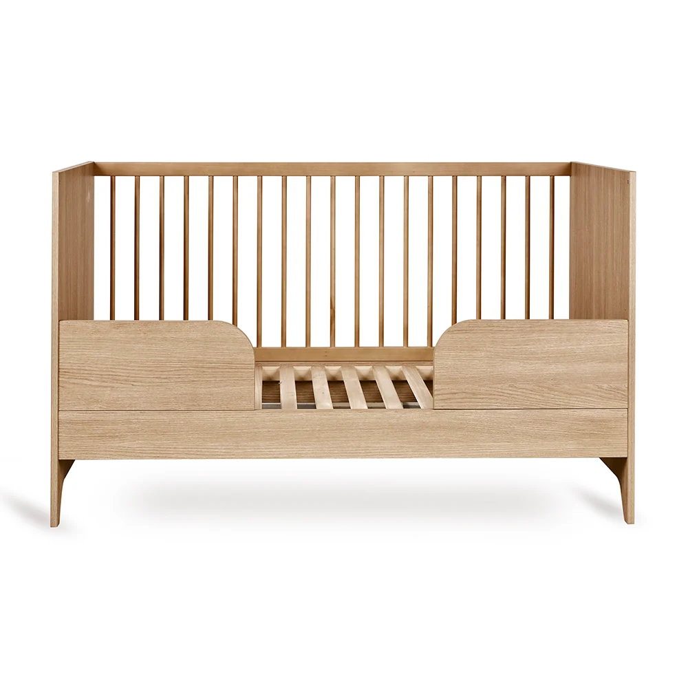 Quax Babybett- und Kinderbett 70 x 140 'Tsugi' Honey Ash
