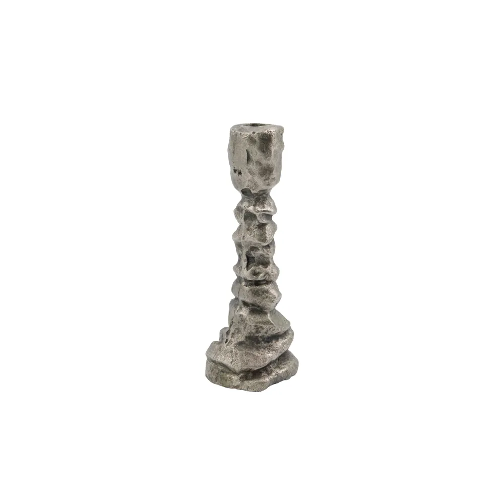 Raku-Kerzenständer, 20 cm