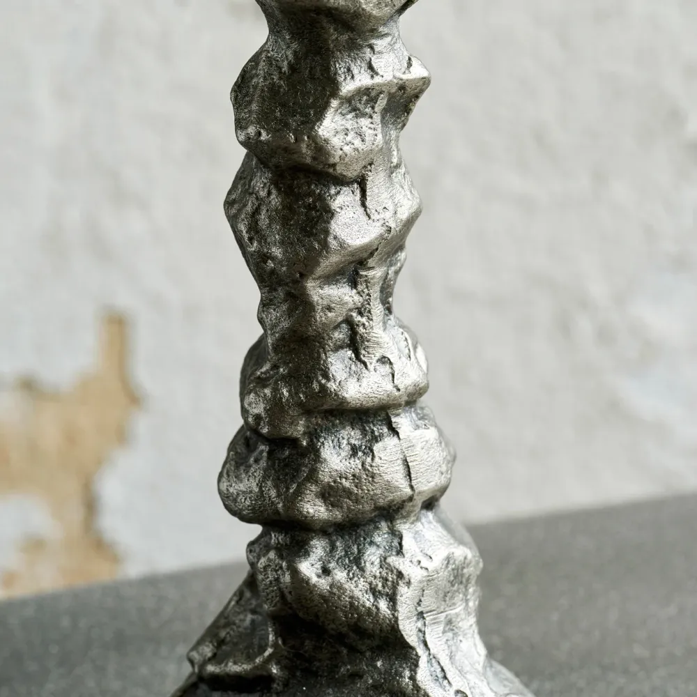 Raku-Kerzenständer, 20 cm