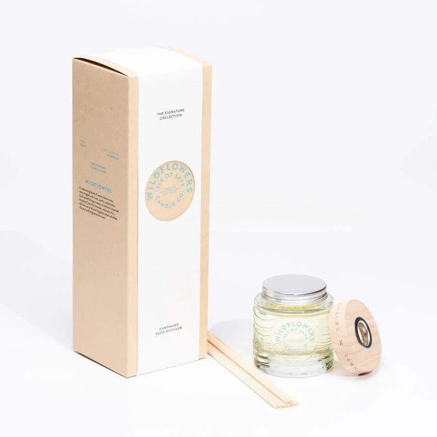 Reed Diffuser Wildflowers – langanhaltender Blumenduft - Isle Skye Candle