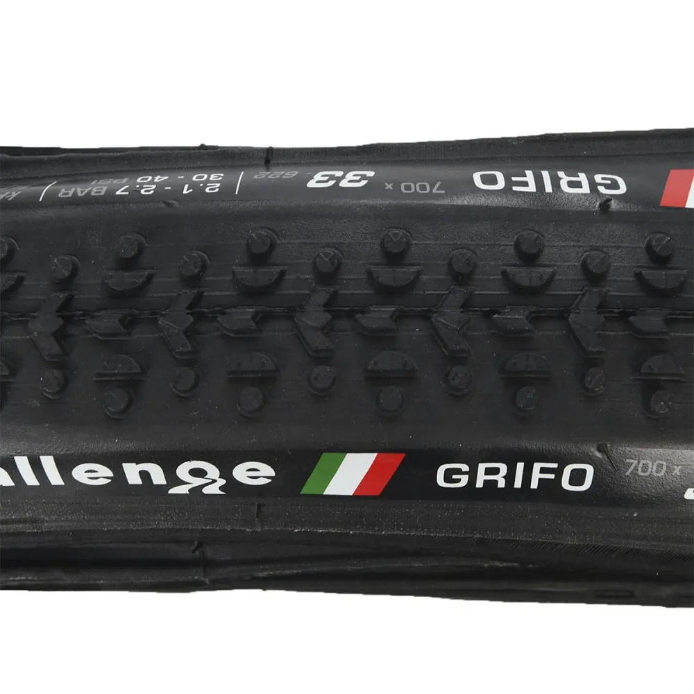 Reifen CHALLENGE GRIFO 700x33c Tubetype Schwarz