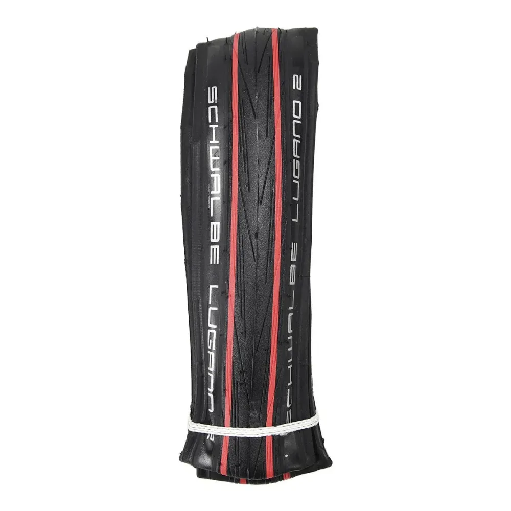 Reifen SCHWALBE LUGANO II 700c K-Guard TubeType Rot