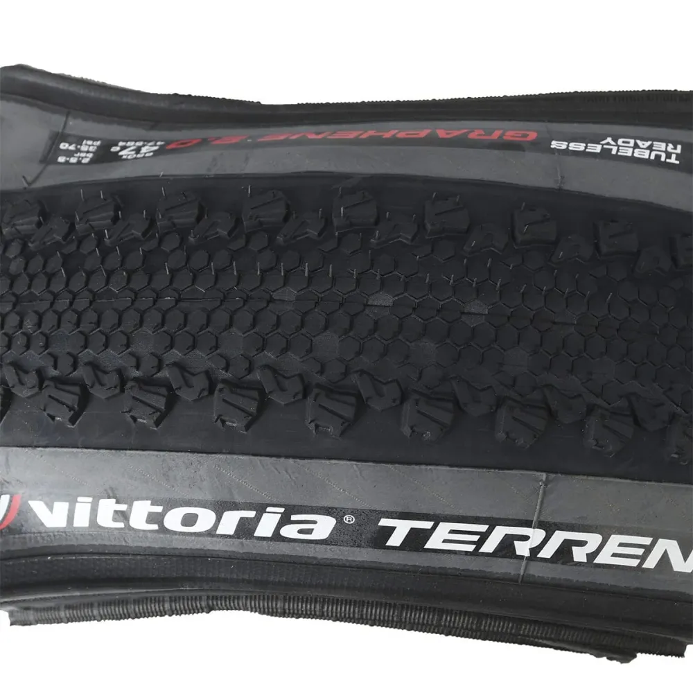 Reifen VITTORIA TERRENO DRY GRAVEL ENDURANCE Graphene G2.0 650x47c Tubeless Ready Grau