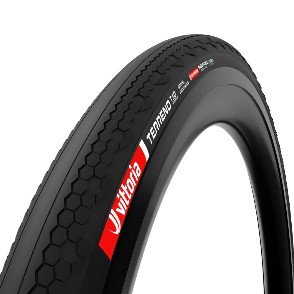 Reifen VITTORIA TERRENO T10 Gravel Endurance HARDPACK 700x37c Gravel Endurance Tubeless Ready Weich Schwarz
