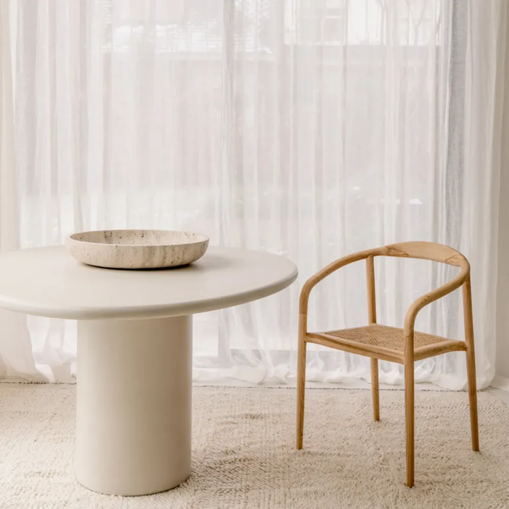 Relax Esszimmerstuhl – Dubbo – Rattan – Eiche