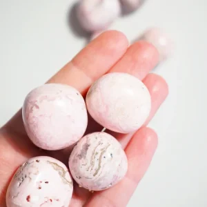 Rhodocrosit Trommel Stein . Rhodocrosite Tumble ca. 2-3 cm CHUNKY - aus Argentinien