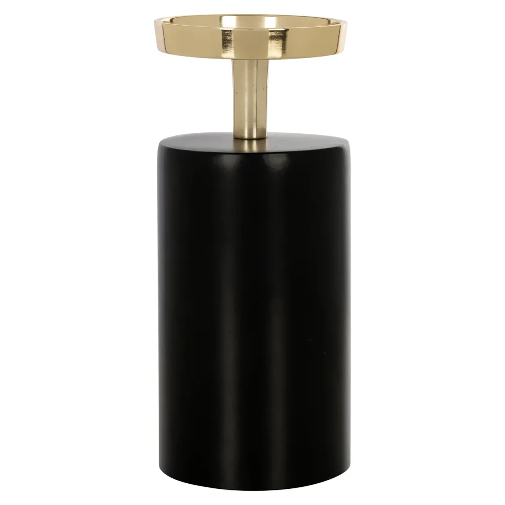 Richmond Interiors Kerzenhalter Caya black/gold large