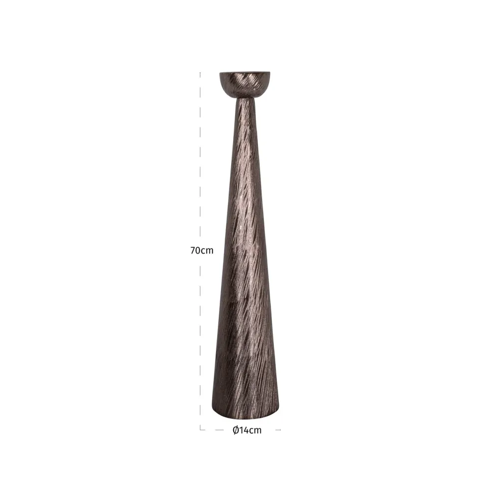 Richmond Interiors Kerzenhalter Saphira smoke large