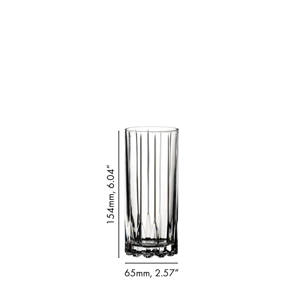 Riedel Drink Specific Glassware Longdrinkglas 31 Cl Highball Glass - 2 Stück