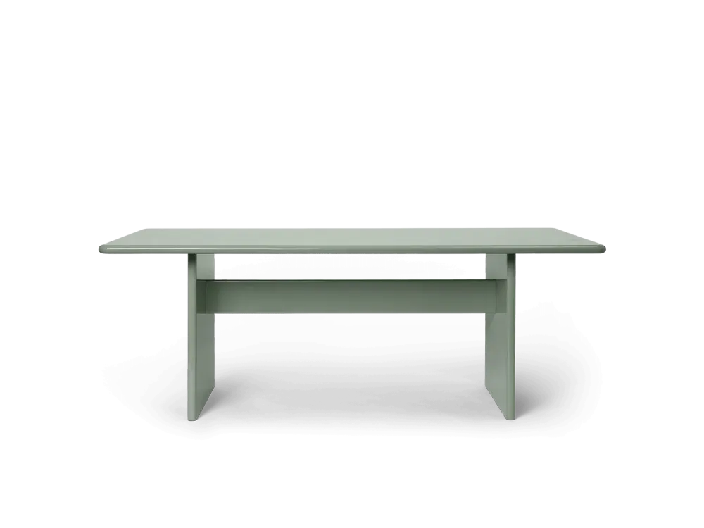 Rink Dining Table - 200 x 90 - Tea Green