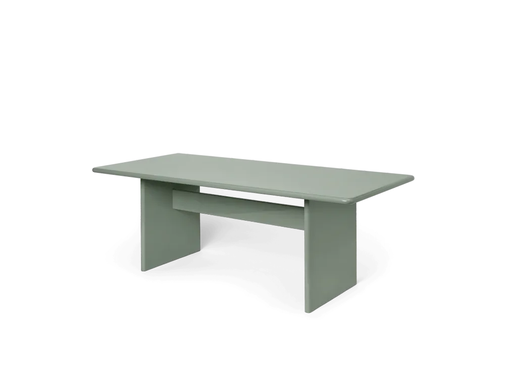 Rink Dining Table - 200 x 90 - Tea Green