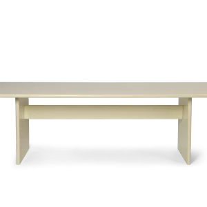 Rink Dining Table - 240 x 90 - Eggshell