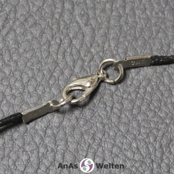 Rosenquarz Stift-Anhänger klein mit Kette