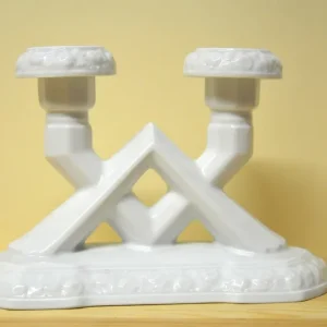 Rosenthal Maria weiß / weiss Kerzenständer zweiarmig