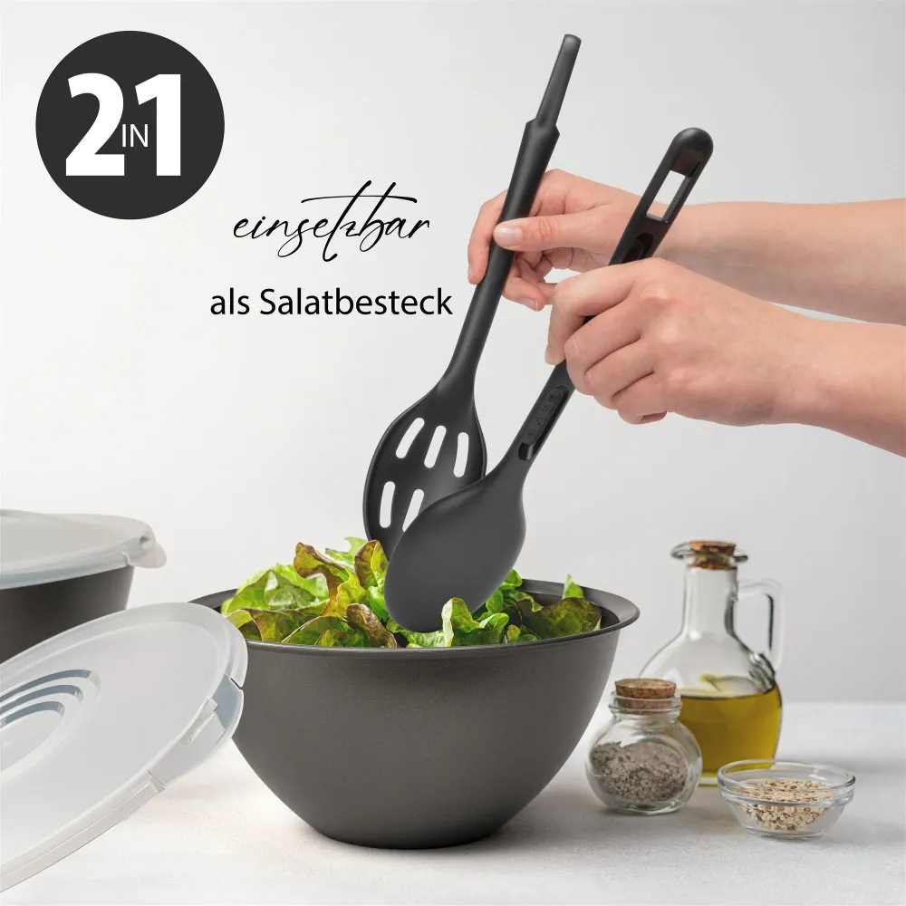 Salatbesteck zweiteilig