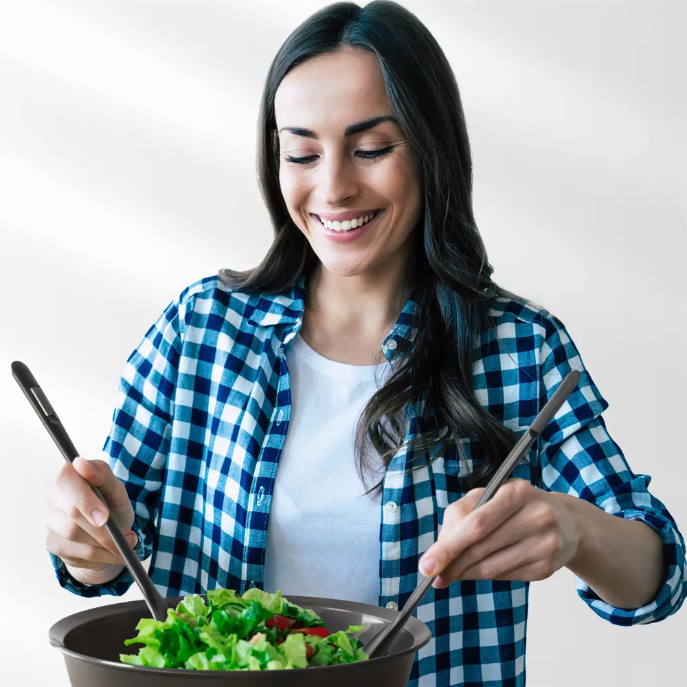 Salatbesteck zweiteilig