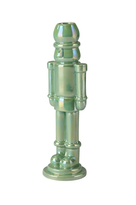 Schiaccianoci, Kerzenhalter, Nussknacker, H24,8cm, rainbow mint