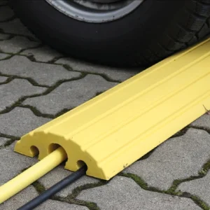 Schlauch- und Kabelbrücke PVC, gelb, L/B/H: 1500/210/65 mm