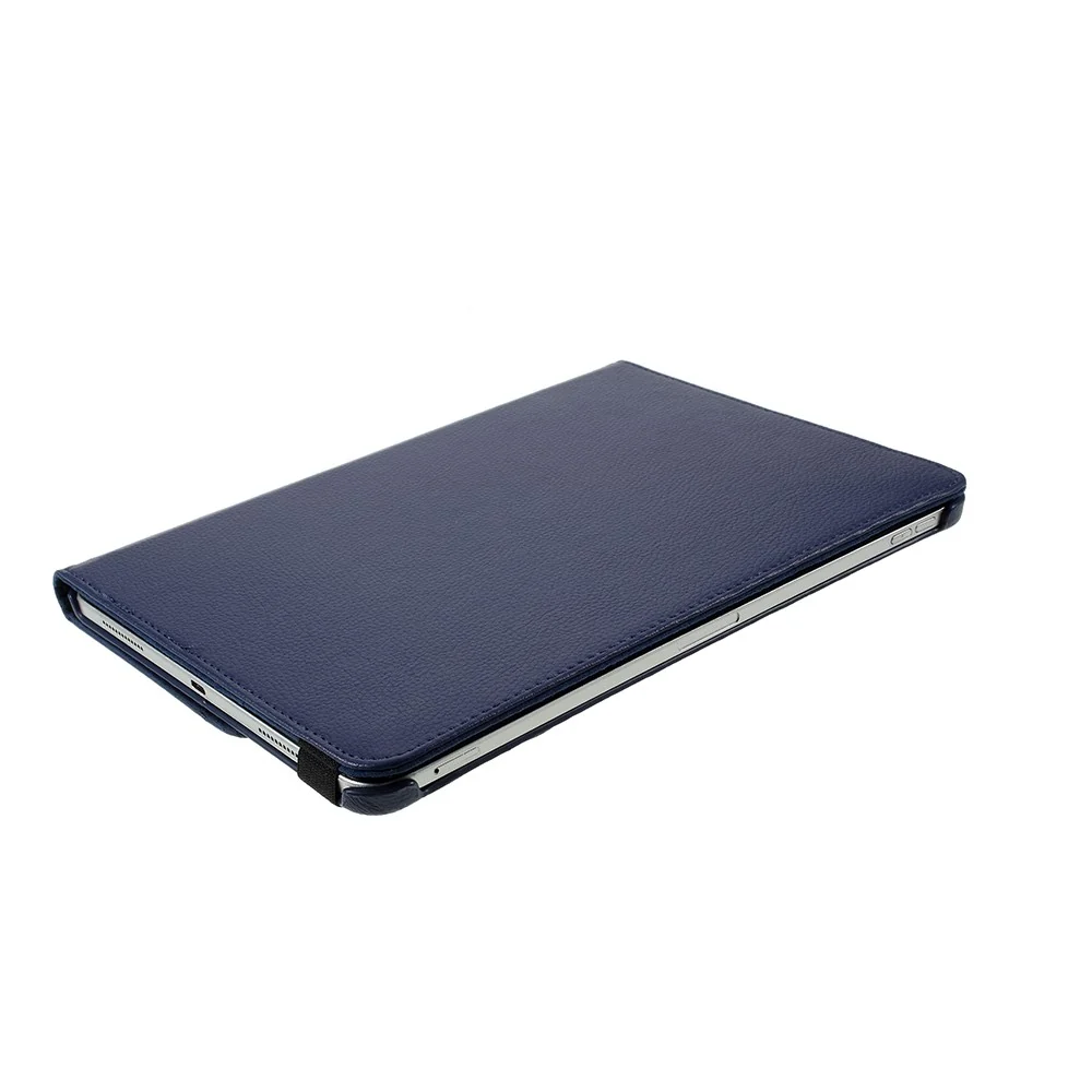 Schwarzes Litchi Skin 360-Grad drehbares Standhülle mit elastischem Band für iPad Air (2020/2022) und iPad Pro 11-Zoll (20...