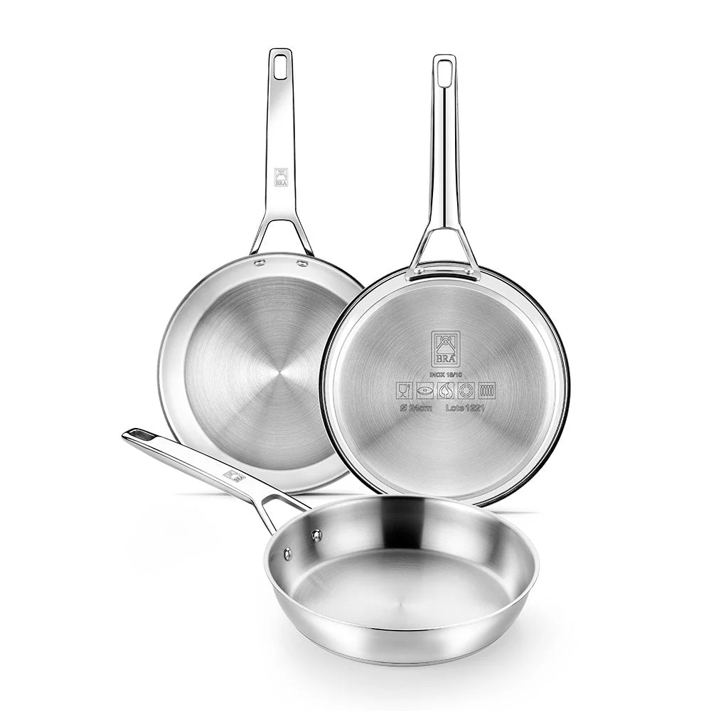 Set mit 3 Bratpfannen von Signature BRA