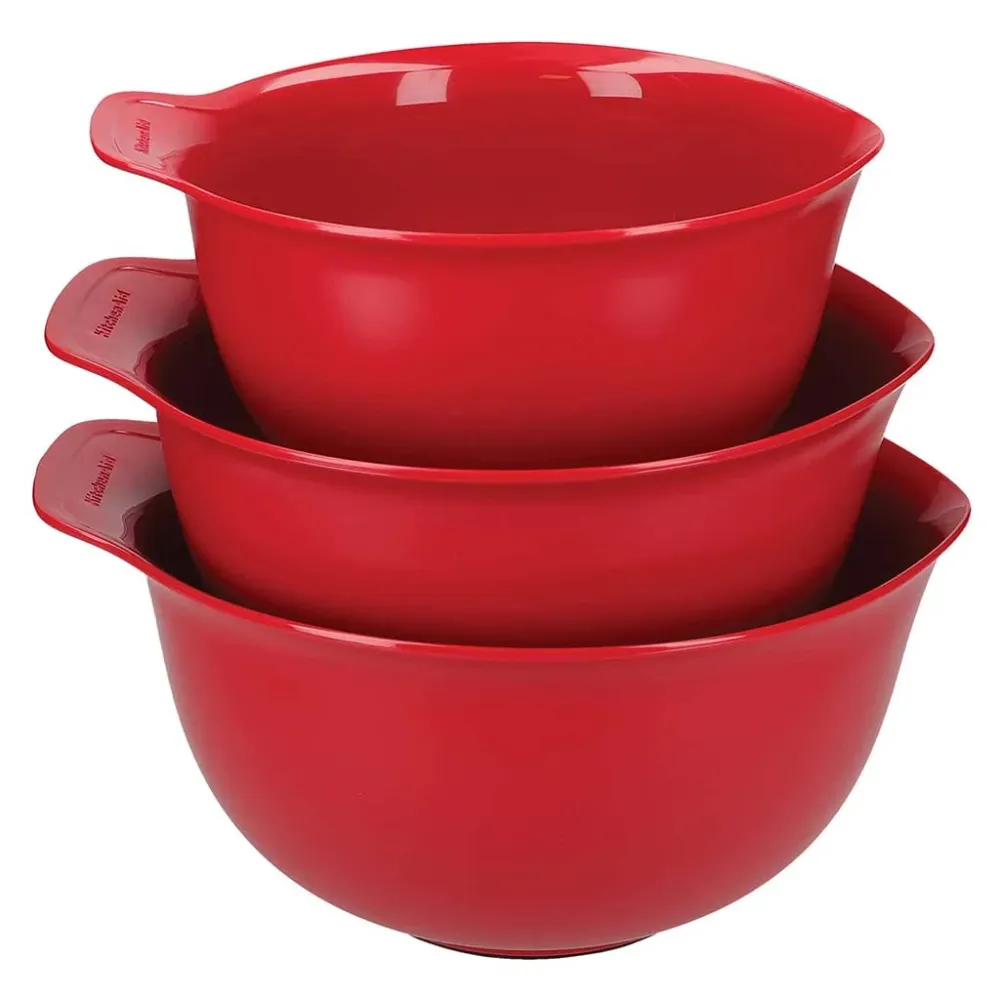 Set mit 3 KitchenAid-Rührschüsseln