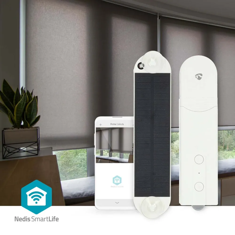 SmartLife Vorhang Roboter | Kabelanlage | Flächenvorhänge / Raffrollos / Rollos | Netzstromversorgung / Solar Powered | 20...