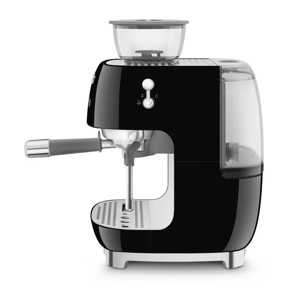 Smeg Espressomaschine 'Schwarz' EGF03BLEU