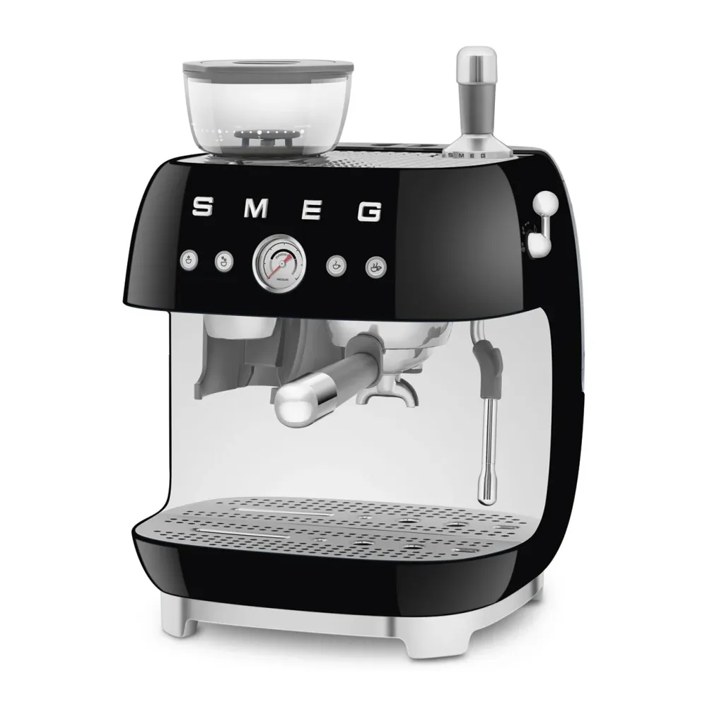 Smeg Espressomaschine 'Schwarz' EGF03BLEU
