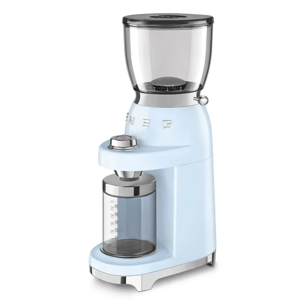 Smeg - Kaffeemühle | Pastellblau | 1950er Jahre | Kaffeemühle